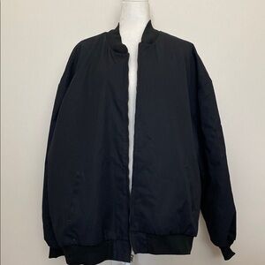 NWOT Red Cap workwear Men's Black Bomber Jacket